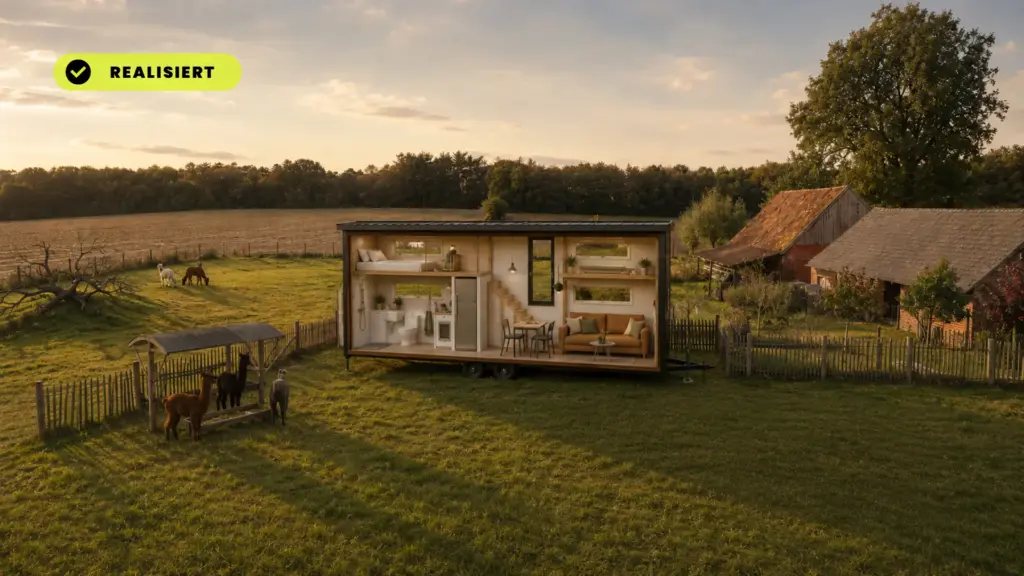 „Tiny House Architektur in Borken mit intelligentem Raumkonzept und hochwertiger Innenraumgestaltung“